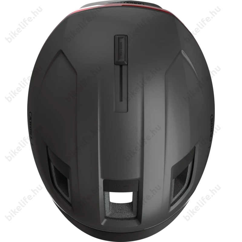 Abus HYP-E kerékpáros bukósisak első és hátsó világítással index jelzővel volcano titan S (51-55cm)