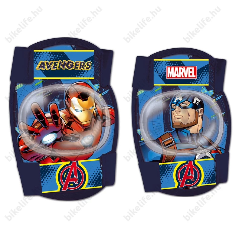 Disney Avengers gyerek térd és könyökvédő kerékpározáshoz, rollerezéshez