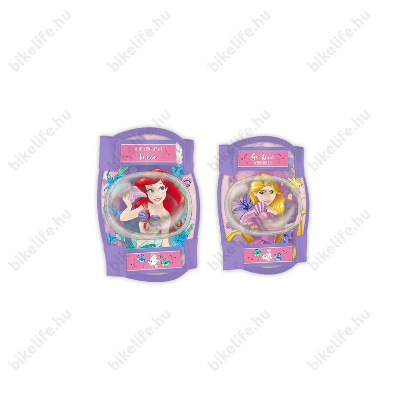 Disney Hercegnős gyerek térd és könyökvédő kerékpározáshoz, rollerezéshez