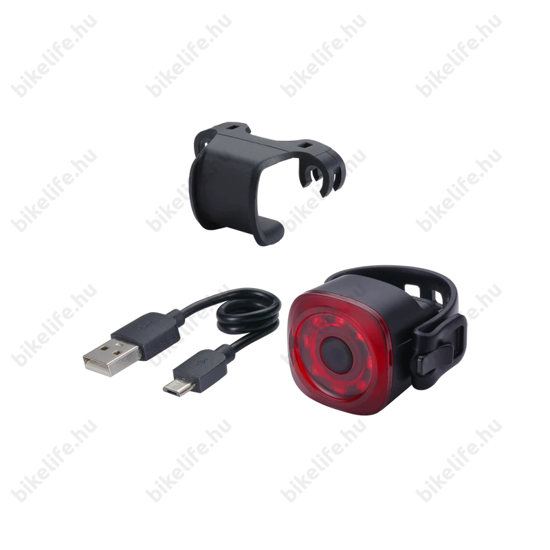 BBB BLS-226 Spirit akkumulátoros hátsó mini lámpa USB-vel tölthető, fekete