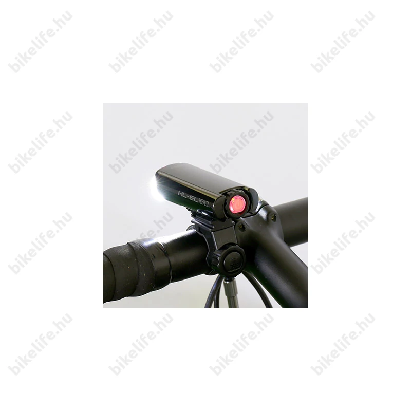 Cateye HL-EL160 elemes első lámpa 3LED 2 funkció vízálló fekete