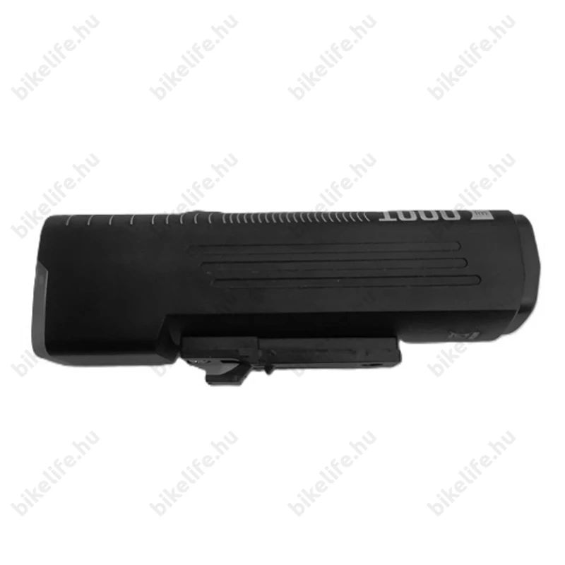 Kellys Luna 1000 akkumulátoros első lámpa 1000 Lumen, USB tölthető, fémházas, fekete