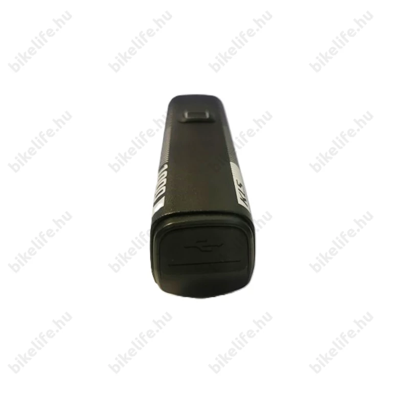 Kellys Luna 1000 akkumulátoros első lámpa 1000 Lumen, USB tölthető, fémházas, fekete