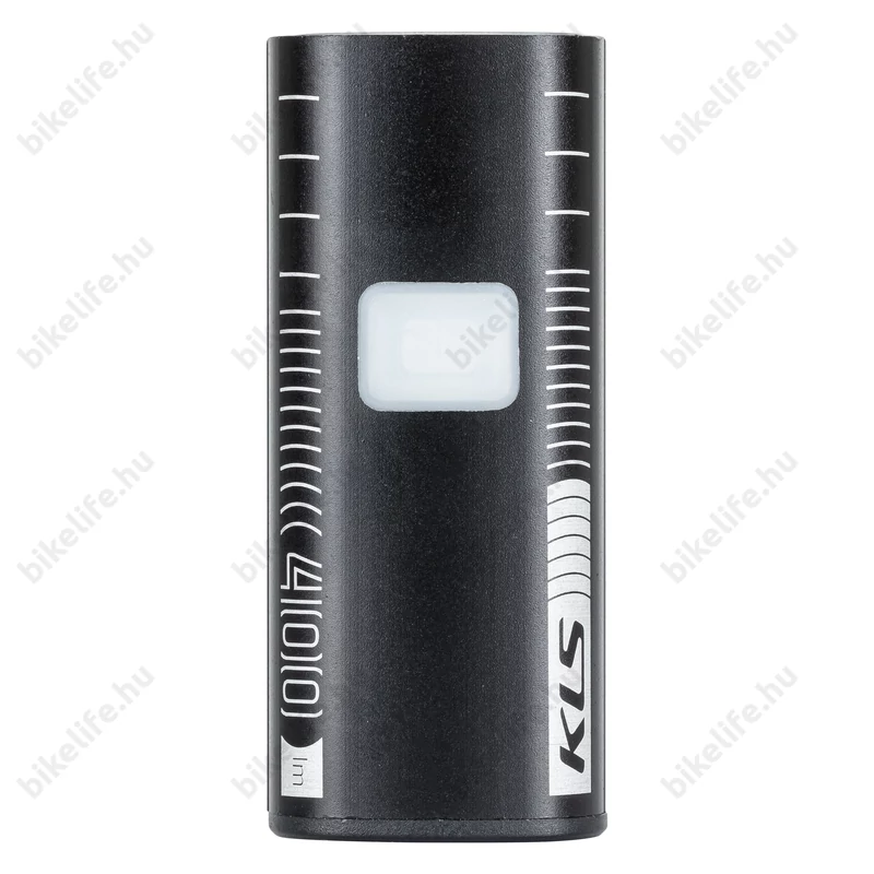 Kellys Lumio 400 akkumulátoros első lámpa 400 Lumen, USB tölthető, fémházas, fekete