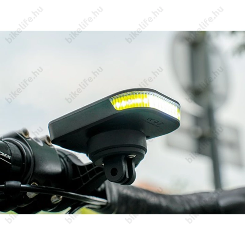 Ravemen FR300 akkumulátoros első lámpa, tölthető, Garmin/Bryton adapterrel, fekete