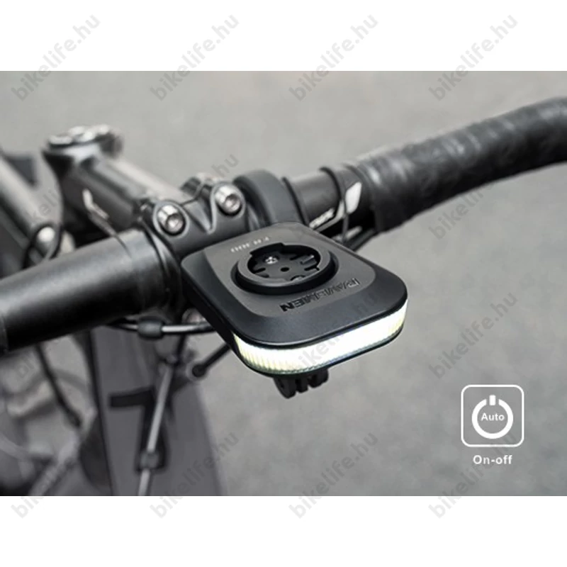 Ravemen FR300 akkumulátoros első lámpa, tölthető, Garmin/Bryton adapterrel, fekete