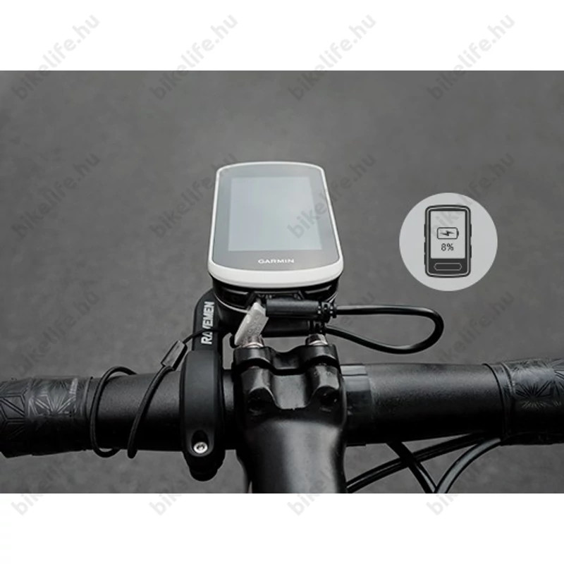 Ravemen FR300 akkumulátoros első lámpa, tölthető, Garmin/Bryton adapterrel, fekete