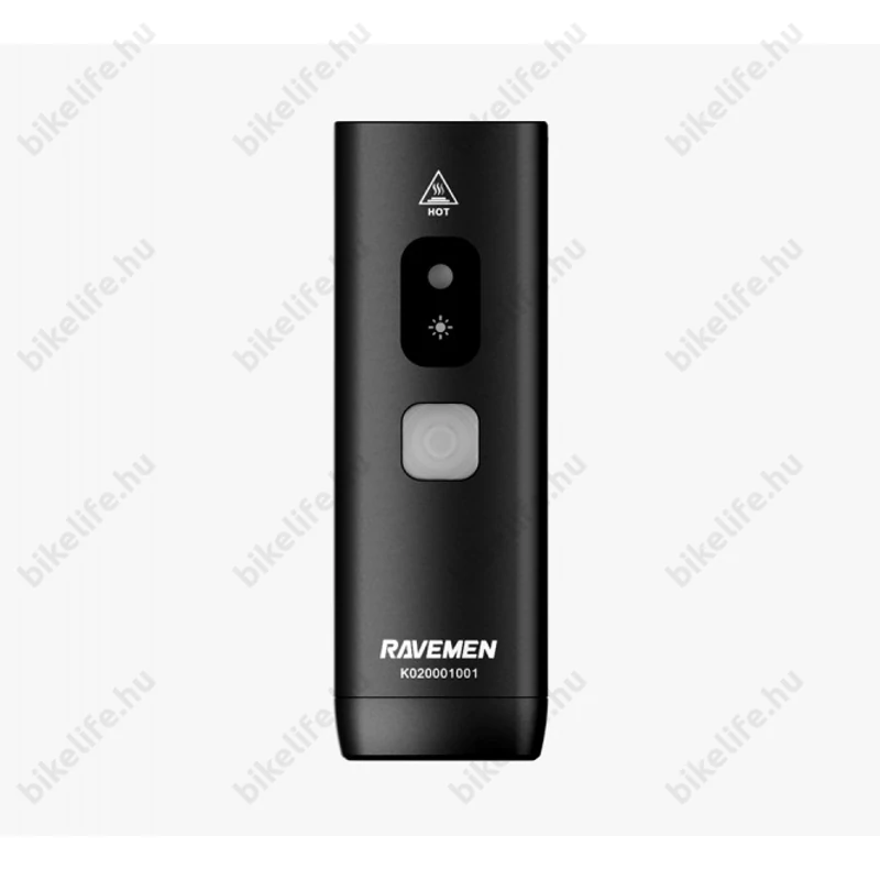 Ravemen K450 akkumulátoros első lámpa, 450 lumen, 2200mAh, intelligens mód