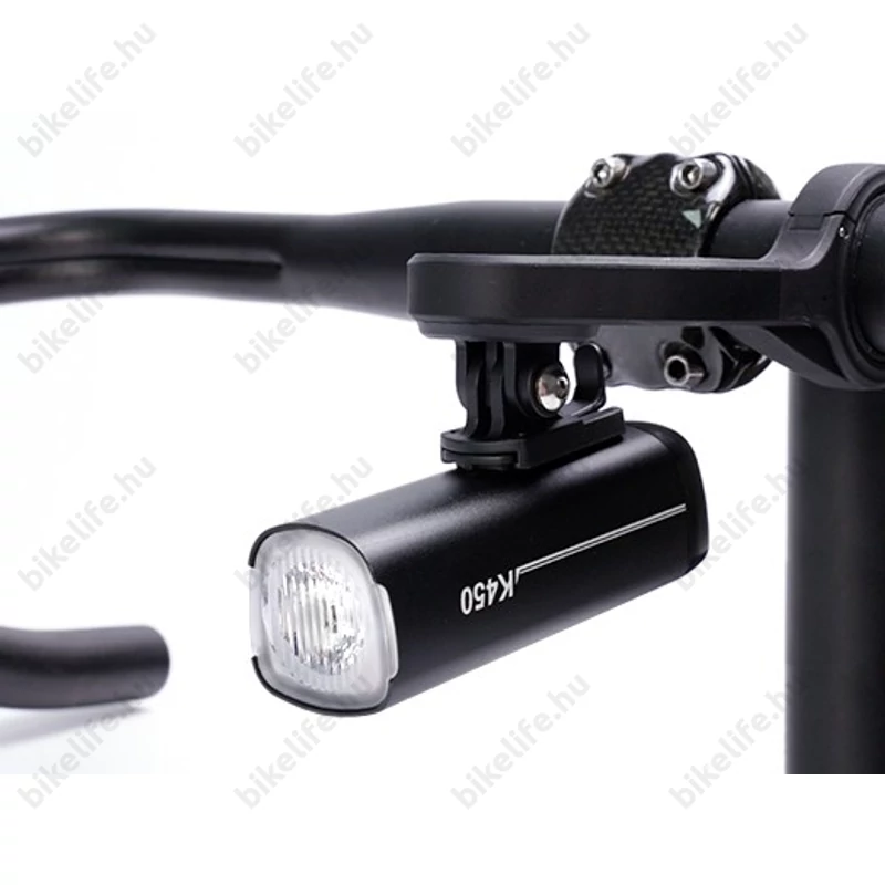 Ravemen K450 akkumulátoros első lámpa, 450 lumen, 2200mAh, intelligens mód