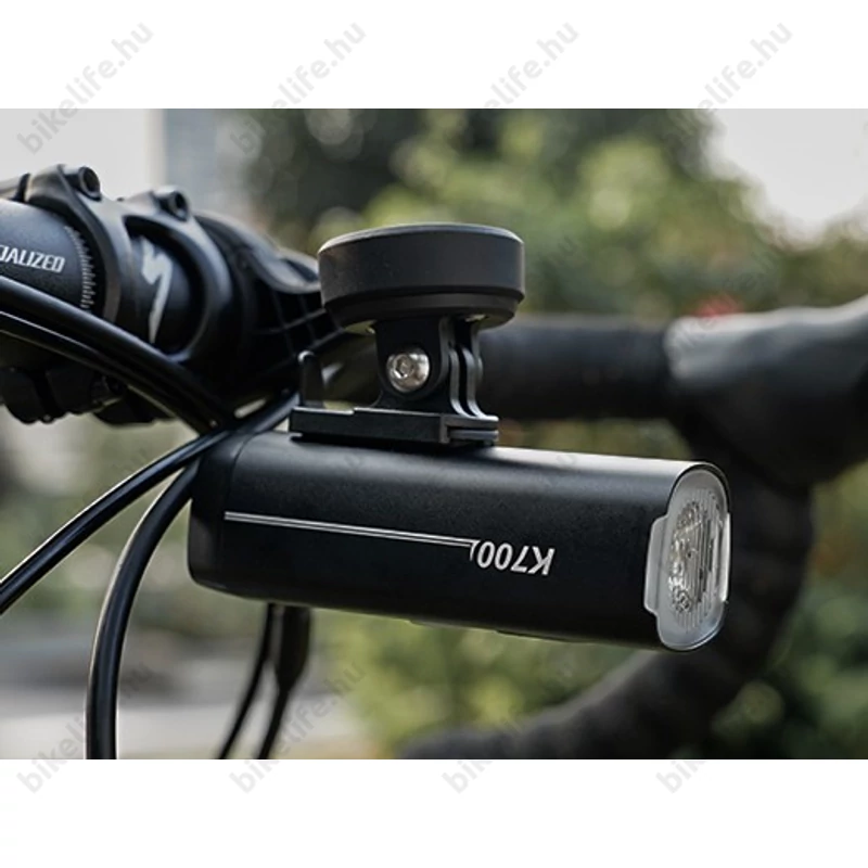 Ravemen K700 akkumulátoros első lámpa, 700 lumen, 2200mAh, intelligens mód