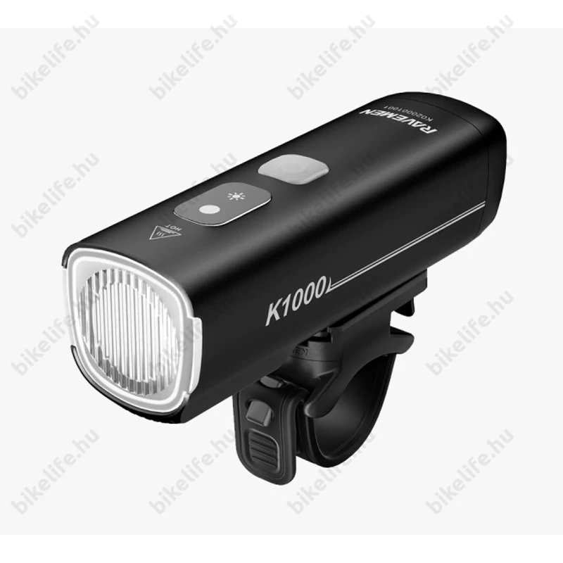 Ravemen K1000 akkumulátoros első lámpa, 1000 lumen, 4000mAh, intelligens mód