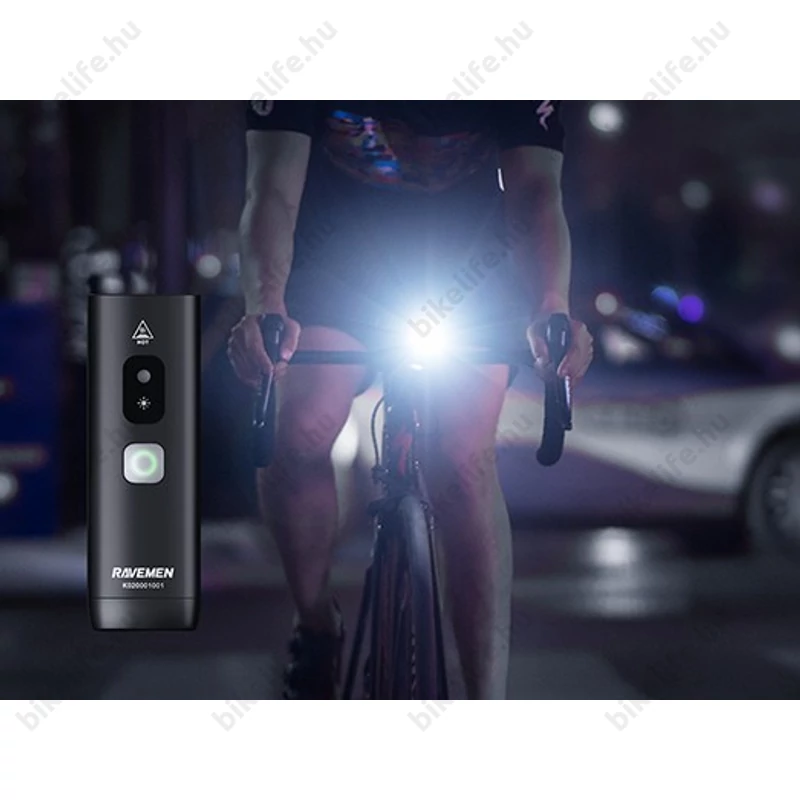 Ravemen K1400 akkumulátoros első lámpa, 1400 lumen, 4000mAh, intelligens mód, vezeték nélküli távirányító
