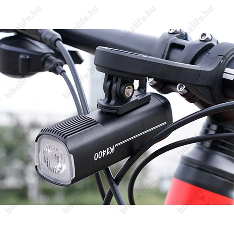 Ravemen K1400 akkumulátoros első lámpa, 1400 lumen, 4000mAh, intelligens mód, vezeték nélküli távirányító