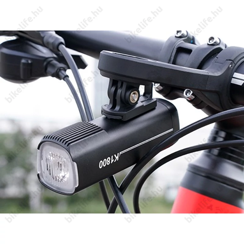 Ravemen K1800 akkumulátoros első lámpa, 1800 lumen, 5000mAh, intelligens mód, vezeték nélküli távirányító