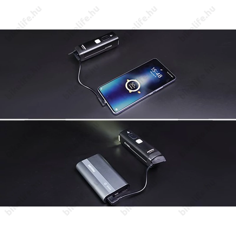 Ravemen K1800 akkumulátoros első lámpa, 1800 lumen, 5000mAh, intelligens mód, vezeték nélküli távirányító