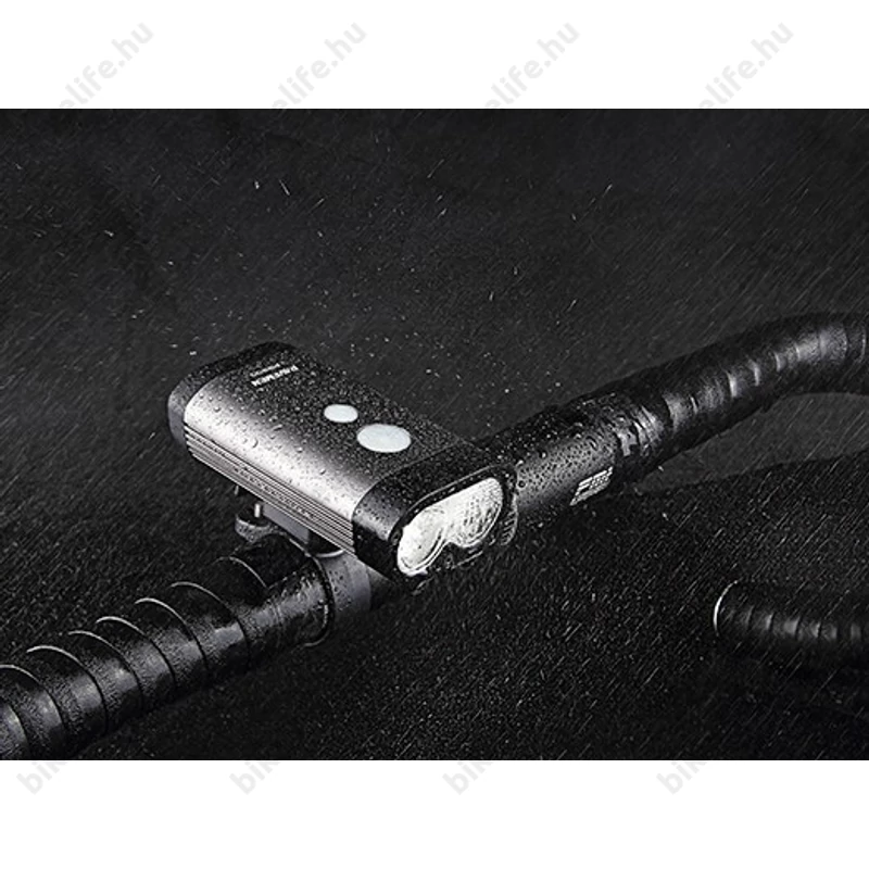 Ravemen PR1000 akkumulátoros első lámpa, 1000 lumen, 3200mAh, országúti/MTB, tompított/reflketor mód, távirányító