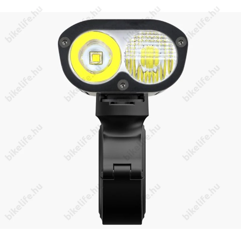 Ravemen PR2000 akkumulátoros első lámpa, 2000 lumen, 6000mAh, országúti/MTB, tompított/reflketor mód, vez. nélk. távirányító