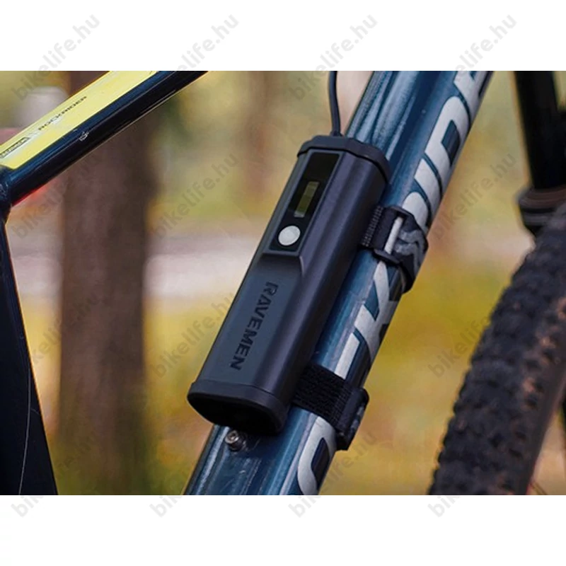 Ravemen XR6000 akkumulátoros első lámpa, 6000 lumen, 4x4000mAh, országúti/MTB, tompított/reflketor mód, vez. nélk. távirányító