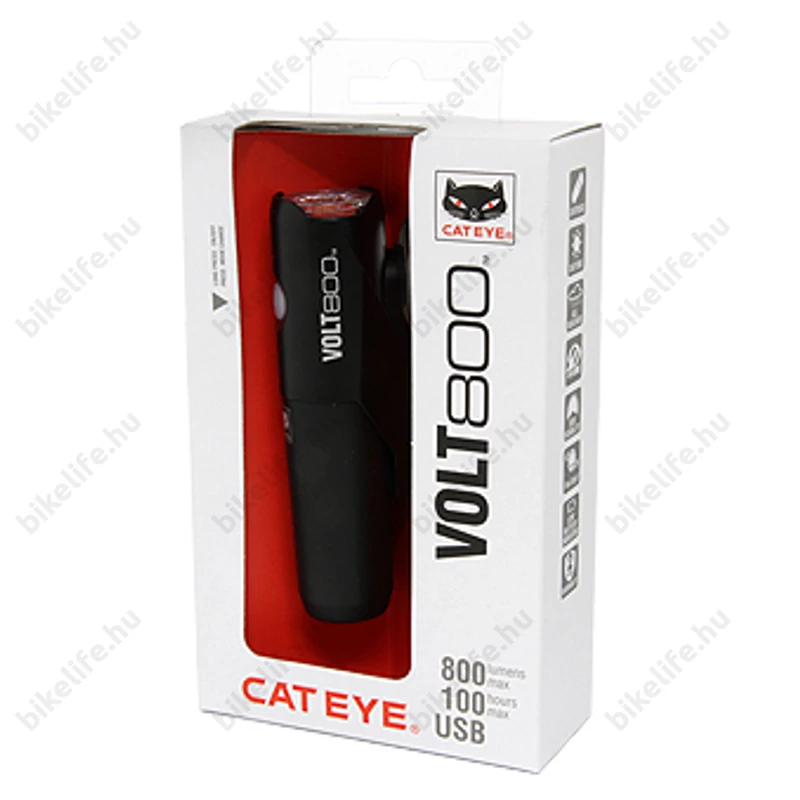 Cateye VOLT800 HL-EL471RC LED-es elsőlámpa USB-ről tölthető 800lumen fényerő 5funkció