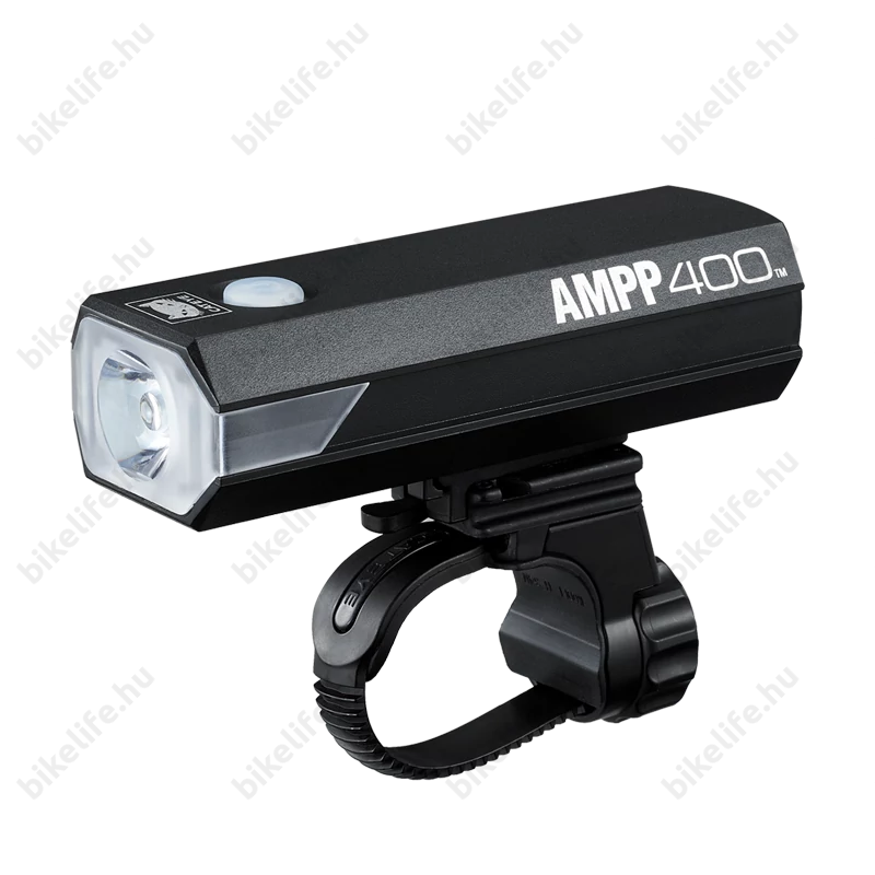 Cateye AMPP400 HL-EL084RC LED-es elsőlámpa USB-ről tölthető 400lumen fényerő 4 funkció
