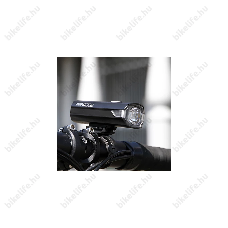Cateye AMPP400 HL-EL084SRC LED-es elsőlámpa USB C-ről tölthető 400 lumen fényerővel 4 funkcióval