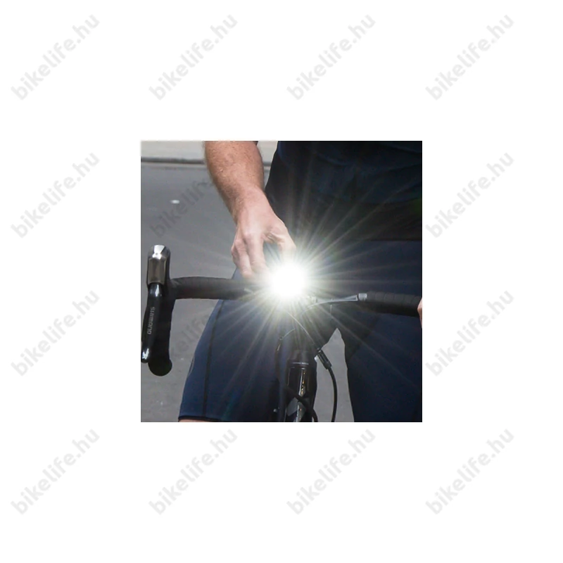 Cateye SYNC Core akkumulátoros első lámpa USB-ről tölthető, 500 lumen, HL-NW100RC, kapcsoló szinkron