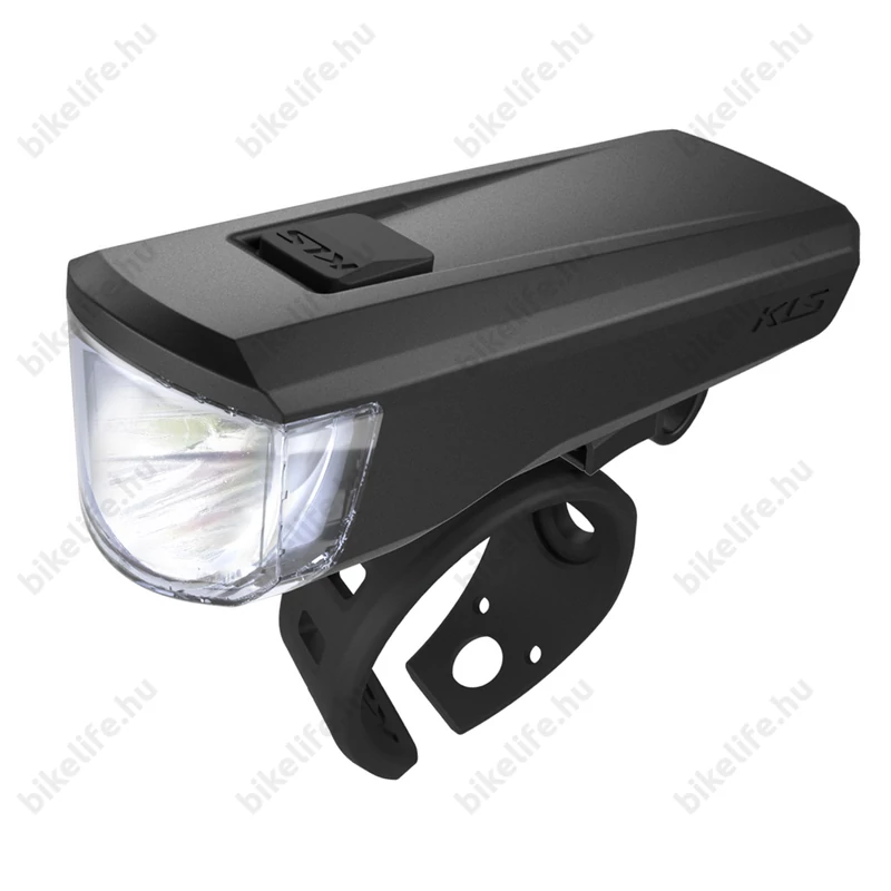Kellys Revolt USB LED-es első lámpa, szilikonpántos, 50 lumen fényerő, tölthető, fekete