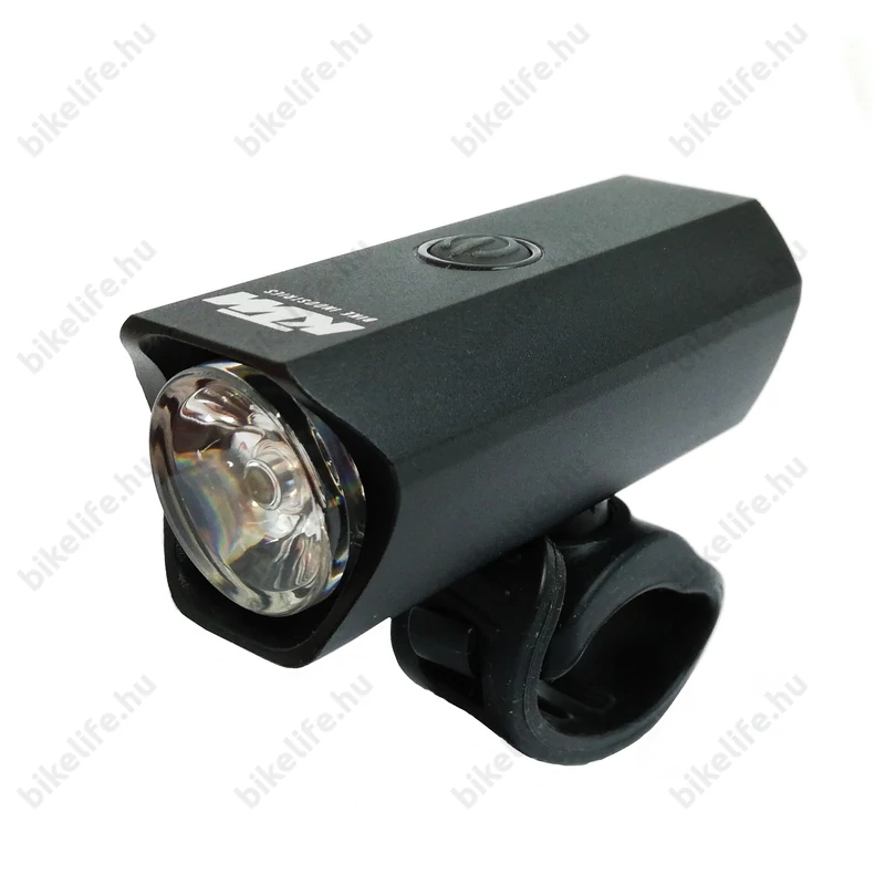 KTM HP Light akkus első lámpa LED fényforrás, USB tölthető, 300 lumen, fekete