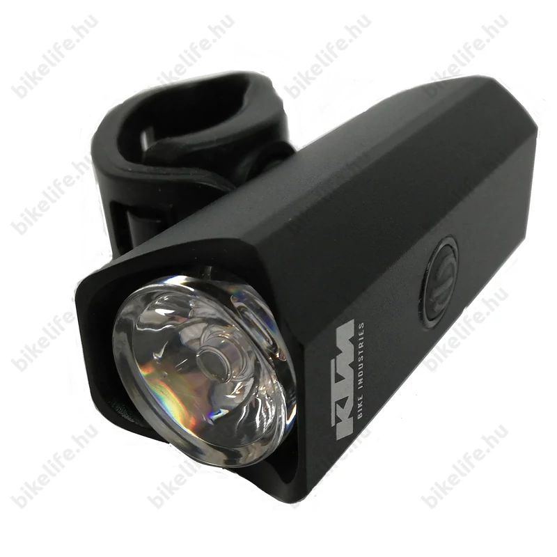 KTM HP Light akkus első lámpa LED fényforrás, USB tölthető, 300 lumen, fekete