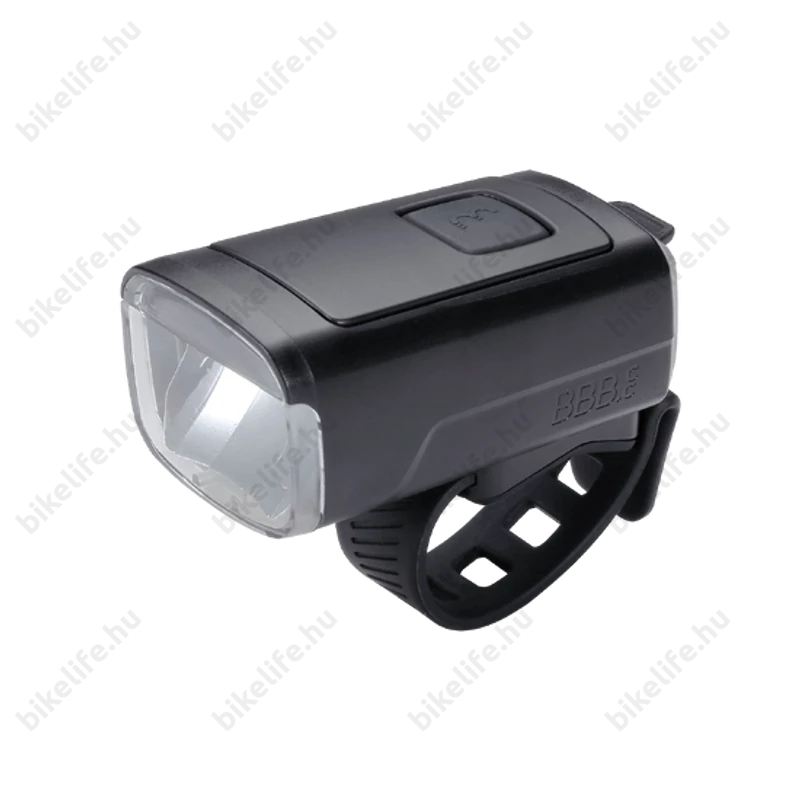 BBB Stud50 BLS-230 akkumulátoros első lámpa, LED-es, 200 Lumen, 2500 mAh-s akkumulátorral, fekete