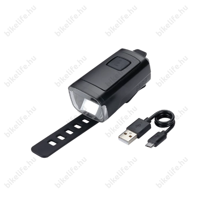 BBB Stud50 BLS-230 akkumulátoros első lámpa, LED-es, 200 Lumen, 2500 mAh-s akkumulátorral, fekete