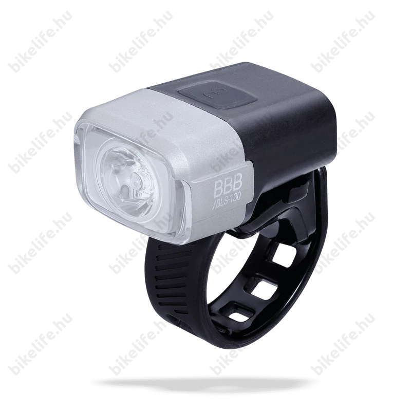 BBB BLS-130 NanoStrike első lámpa, LED-es, 1000 mAh-s akkumulátorral, 400 lumen fényerő, ezüst-fekete