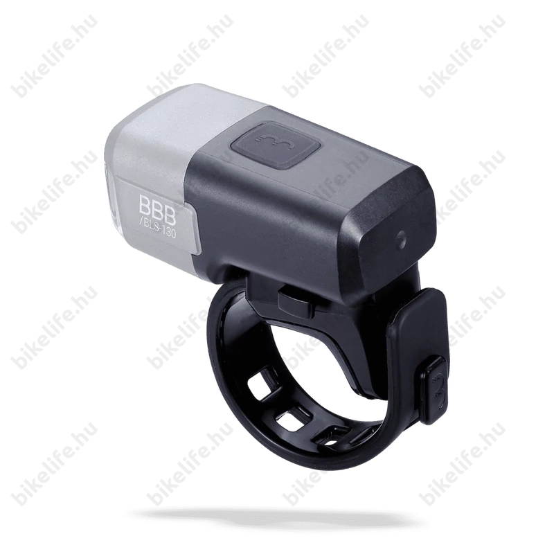 BBB BLS-130 NanoStrike első lámpa, LED-es, 1000 mAh-s akkumulátorral, 400 lumen fényerő, ezüst-fekete