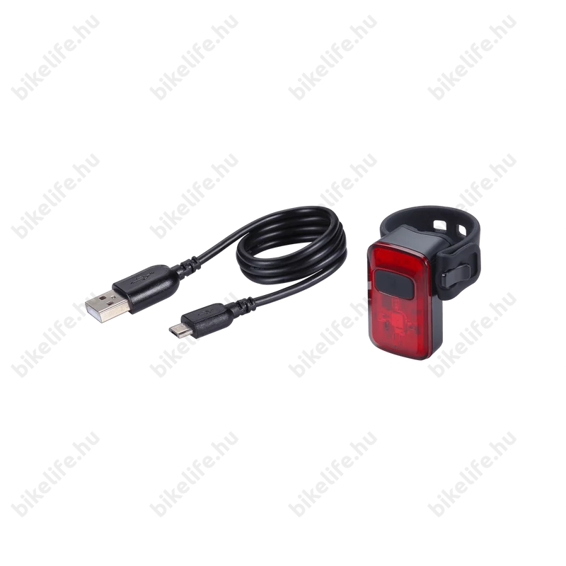 BBB BLS-152 Spark 2.0 akkumulátoros hátsó lámpa, LED, tölthető lithium akkumulátorral, fekete