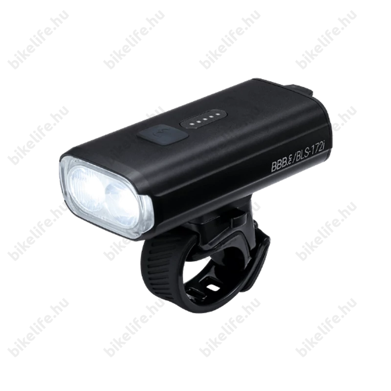 BBB StrikeDuo akkumulátoros reflektor 1600 lumen fényerő BLS-172i távirányító kompatibilis 5 LED kijelző