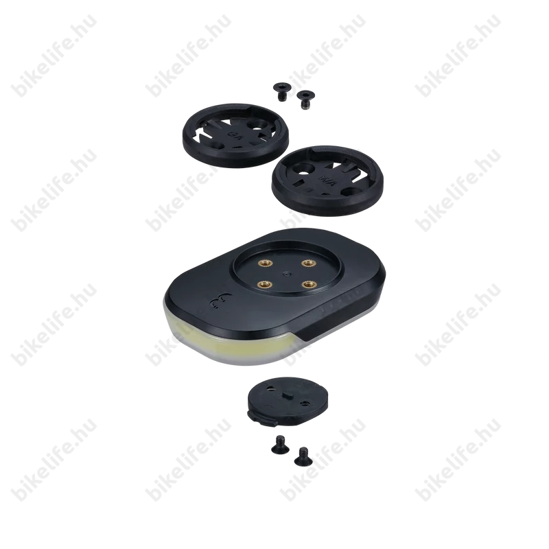 BBB Slice 300 BLS-281 akkumulátoros első lámpa Garmin és Wahoo adapterrel 300 Lumen 6 mód USB-C IPX6