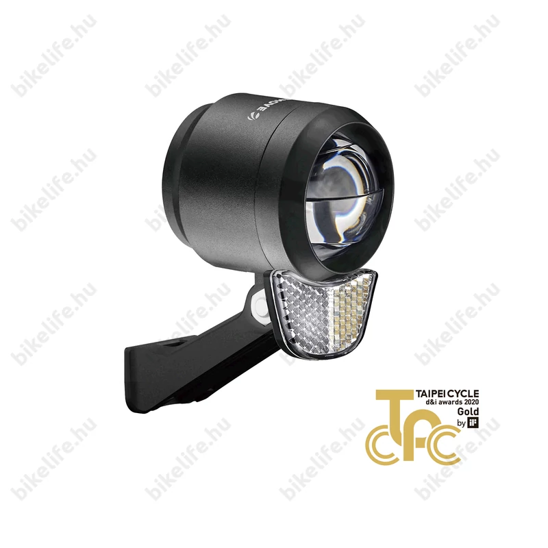 LiteMove SE-90 ebike első lámpa, 90Lux fényerő, MTi optika, IP56 ellenállóság