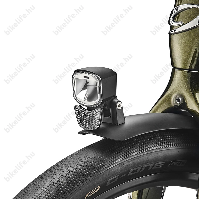 LiteMove RX-E90 ebike első lámpa, 90Lux fényerő, RX LUX optika, IP56 ellenállóság, távírányítós