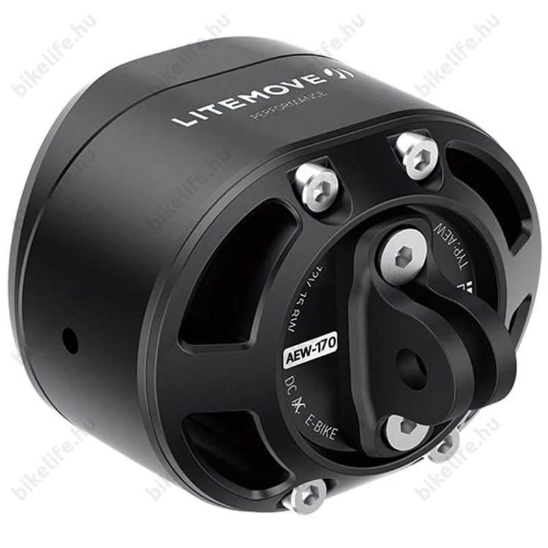 LiteMove AEW-170 ebike első lámpa 170 Lux fényerővel MTi PRO optikával IP56 vízállósággal GoPro adapterrel
