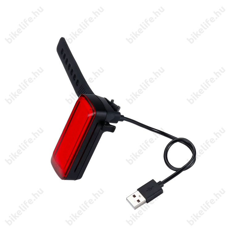 BBB BLS-168 Signal Pro hátsó villogó 64 szuperfényes LED, 250 Lumen, USB-C tölhető, Li-polimer akku