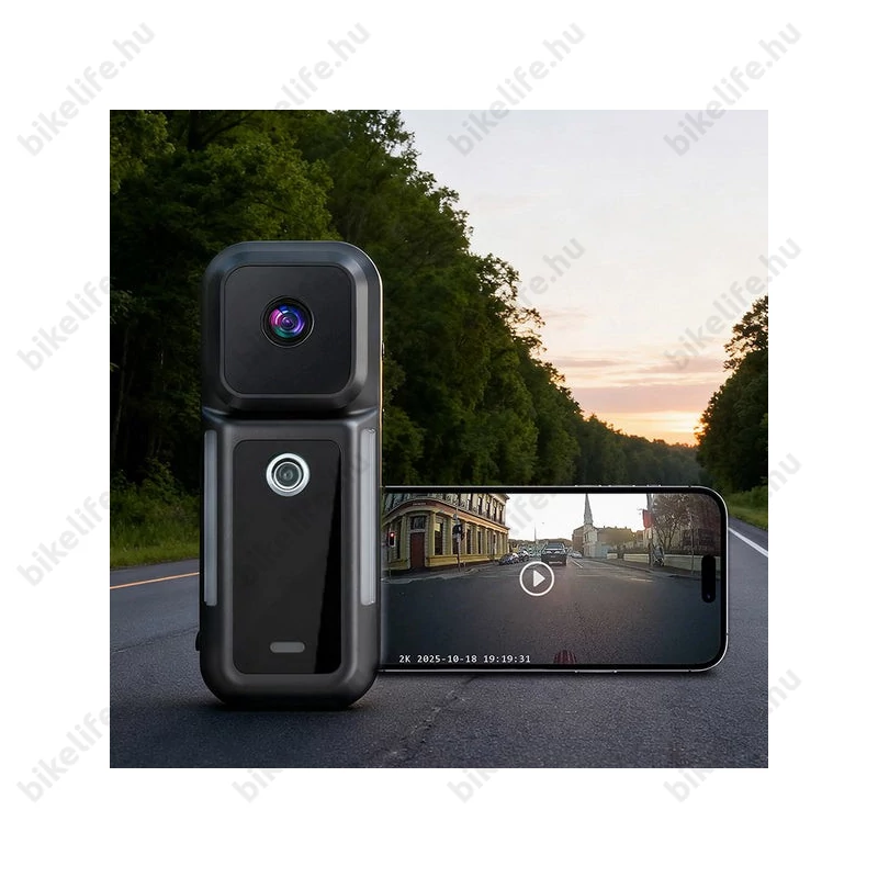 Ravemen NT301 akkus hátsó lámpa 2K HD kamera funkcióval 80 lumen fényerővel