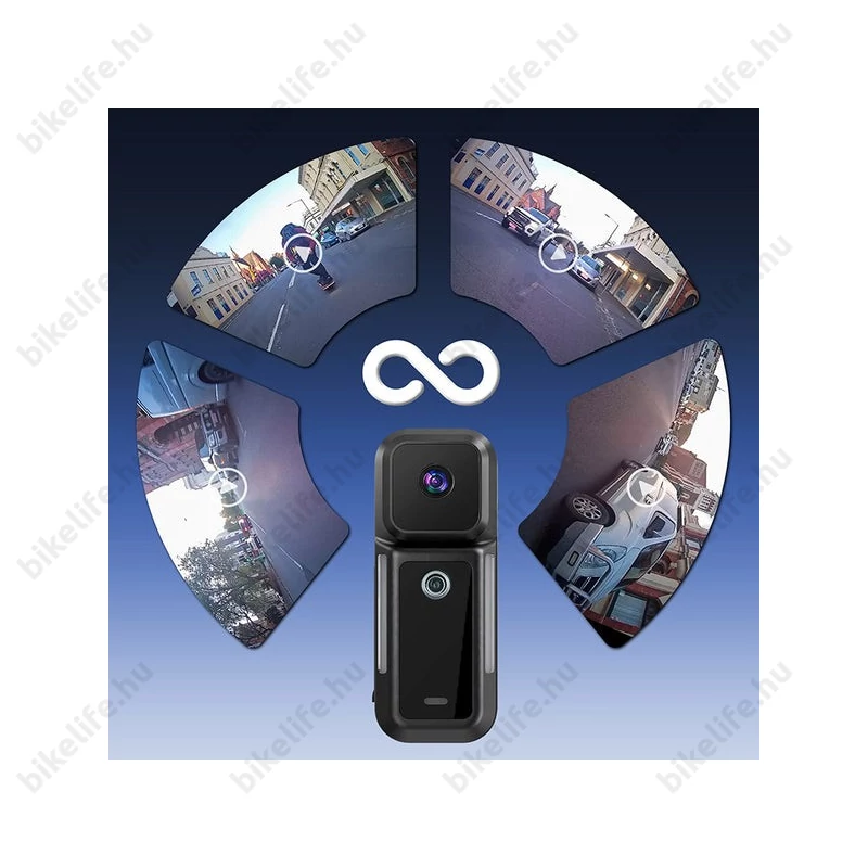 Ravemen NT301 akkus hátsó lámpa 2K HD kamera funkcióval 80 lumen fényerővel