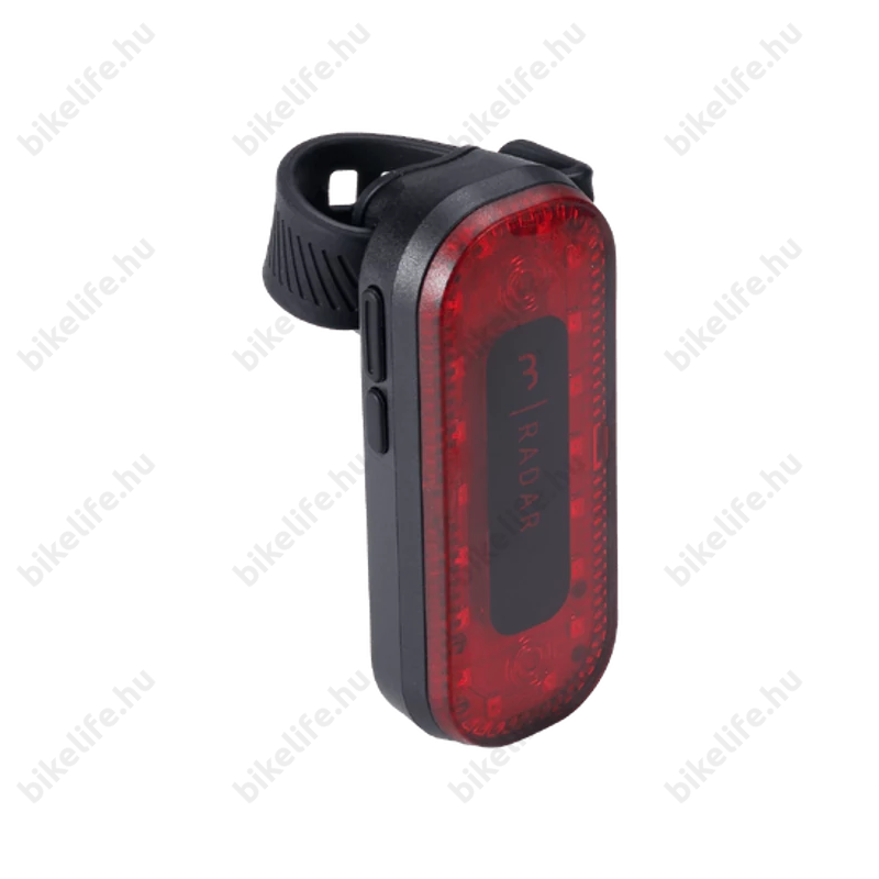 BBB BLS-251 Signal Radar radaros hátsó villogó 80 Lumen 6 üzemmód Ant+ Bluetooth USB-C tölhető Li-polimer akku