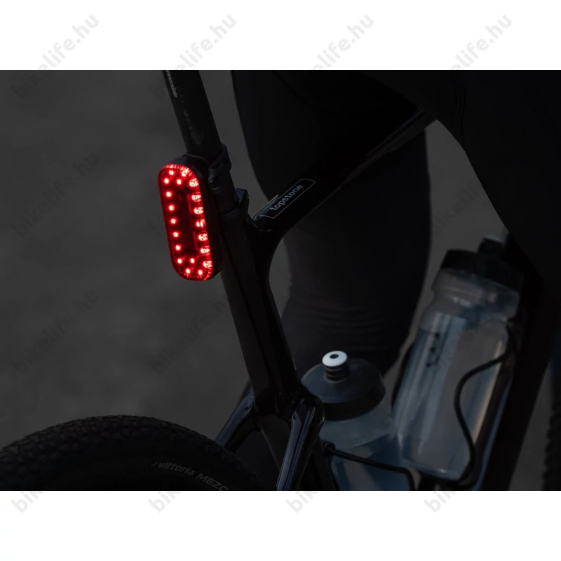 BBB BLS-251 Signal Radar radaros hátsó villogó 80 Lumen 6 üzemmód Ant+ Bluetooth USB-C tölhető Li-polimer akku