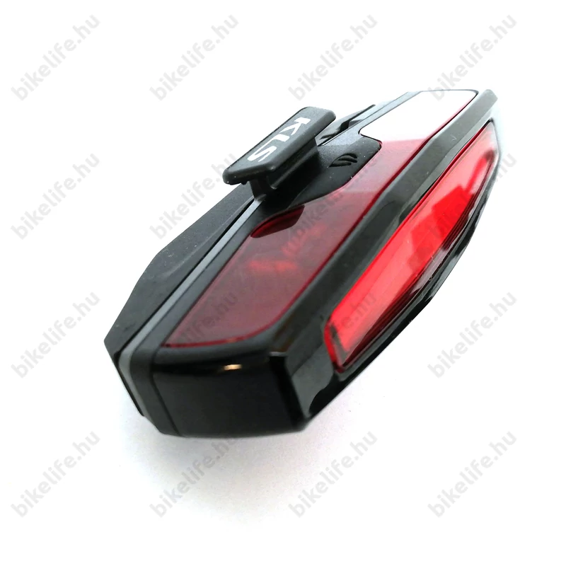 Kellys Illux akkumulátoros hátsó lámpa nyeregcsőre LED-es USB-ről tölthető