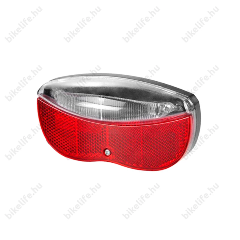 RMS elemes hátsó lámpa csomagtartóra, 3 LED-es, 50/80mm-es csavarfuratok, elemmel