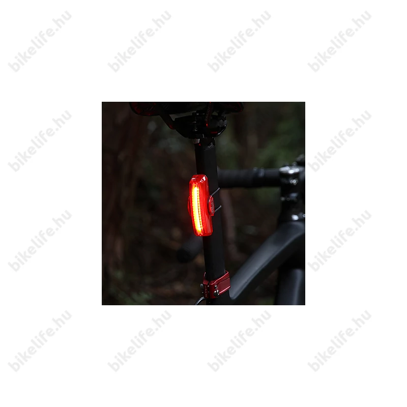 Cateye Rapid X2 villogó TL-LD710 tölthető USB-s, 6 funkció, féklámpa funkció