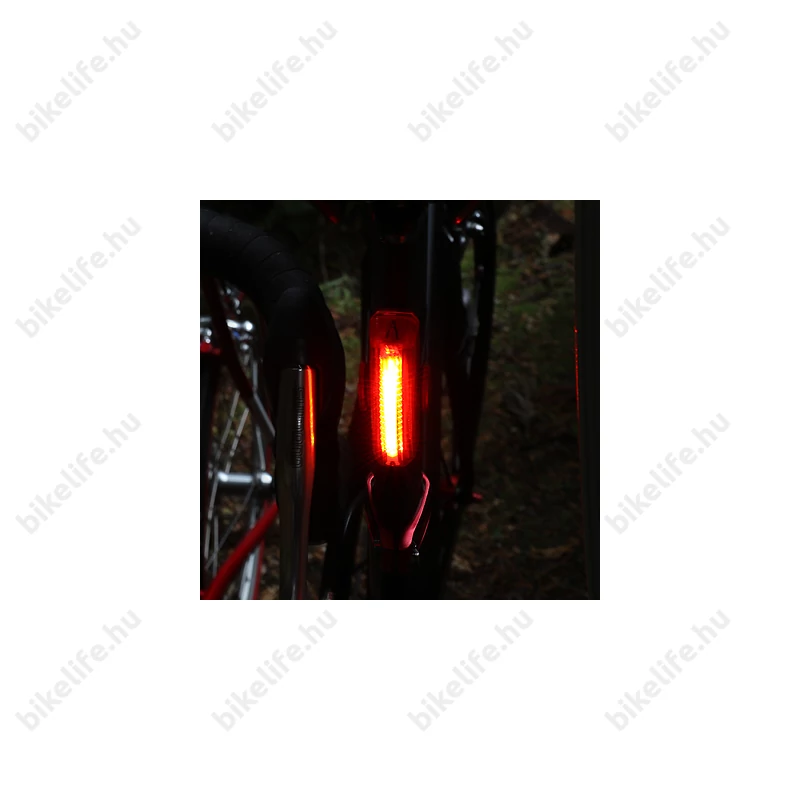 Cateye Rapid X2 villogó TL-LD710 tölthető USB-s, 6 funkció, féklámpa funkció