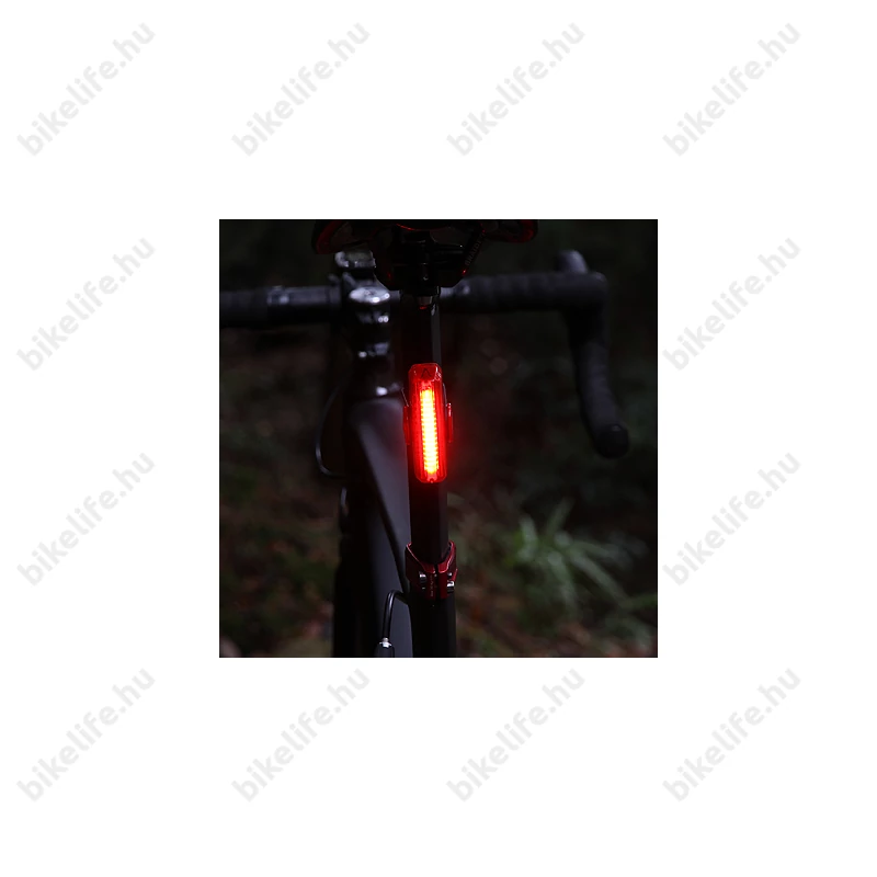 Cateye Rapid X2 villogó TL-LD710 tölthető USB-s, 6 funkció, féklámpa funkció