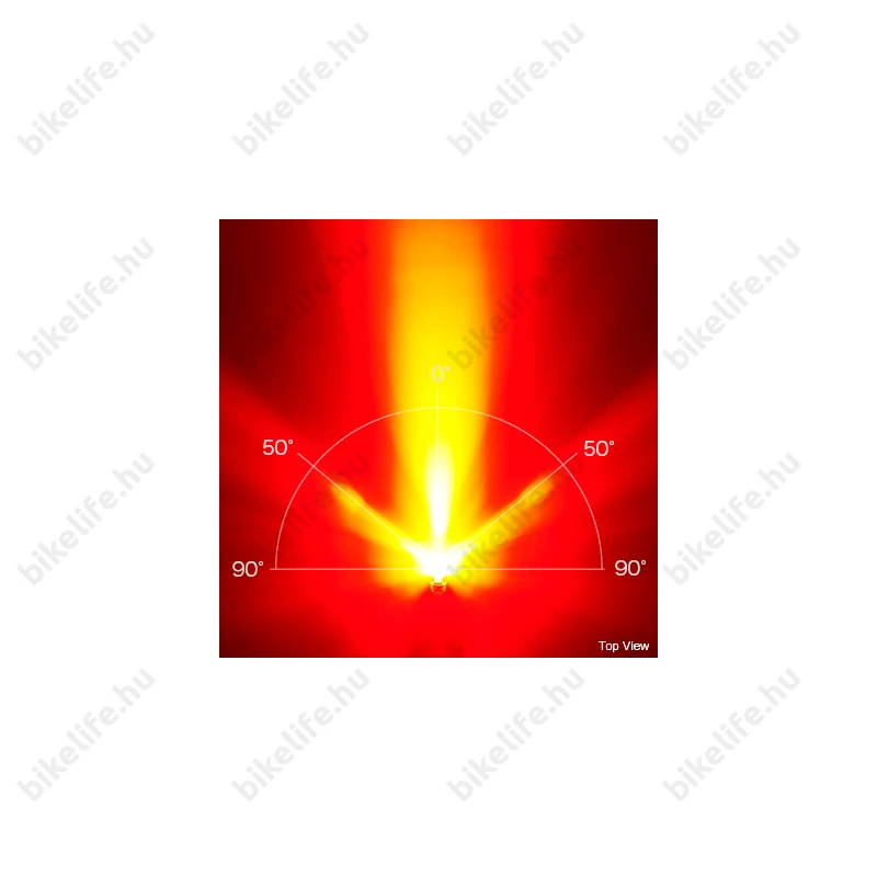 Cateye ViZ300 villogó TL-LD810 tölthető USB-s, 4 funkció, 300 lumen fényerő